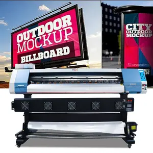 Machine d'impression d'affiches en vinyle de bannière flexible de haute qualité de 1.8m avec une seule tête I3200E1 à vendre