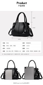 Sacs à main de luxe pour femmes, sacs à bandoulière en cuir PU tendance, grands sacs fourre-tout vintage pour dames - Product Image 4