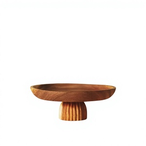 Acacia Wood Polished Vintage Serving <b>Bowl</b>-Durable Eco-Friendly Dishwasher Safe for <b>Party</b> Fruits Display - Product Image 5