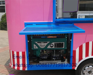 รถขายอาหารไฟฟ้าสำหรับถนนเคลื่อนที่รถตู้ไอศกรีมบิสกิต - Product Image 5