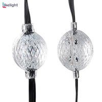 Cadena de Luces LED RGB de 25 mm y 35 mm, 360 Grados, UCS1903 WS2811 GS8208 IP67, Cadena de Bolas de Píxeles para Decoración de Escenarios y Eventos