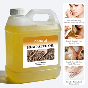 कारखाने थोक निजी ब्रांड शुद्ध प्राकृतिक जैविक हेम्प बीज तेल त्वचा की देखभाल के लिए कोल्ड बीज तेल प्रमाणित - Product Image 2