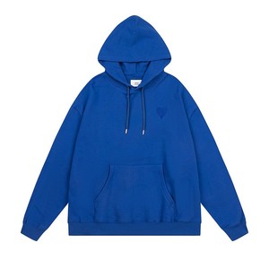 Sweat à capuche unisexe surdimensionné en molleton épais 100 % coton personnalisé avec motif brodé, populaire à <span class=keywords><strong>Paris</strong></span> - Product Image 3