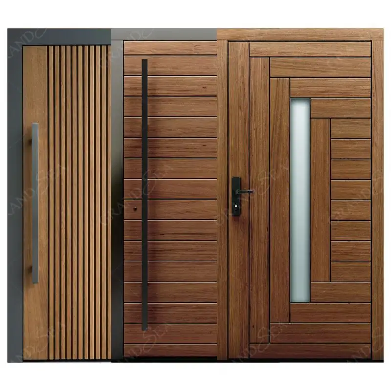 Конкурентоспособная цена, главный вход, деревянная дверь, дизайн, двойная входная дверь, металлическая передняя черная/белая дверь