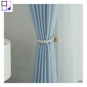 Commercio all'ingrosso della fabbrica blackout tessuto della <span class=keywords><strong>tenda</strong></span> tende <span class=keywords><strong>per</strong></span> la camera da <span class=keywords><strong>letto</strong></span> finestra solido - Product Image 4