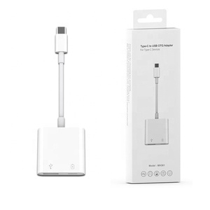 2 Trong 1 Type-C OTG Adapter 18W Dp QC Nhanh Phí Cáp Chuyển Đổi Loại C Để USB3.0/USB C Adapter Sạc - Product Image 3