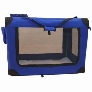 Factory Direct Sale Portable Large Pet Bag Cat Puppy Crate Carrier Transport Pet Travel Bags With Soft Mat