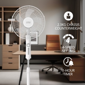 พัดลมตั้งพื้น Winningstar ขนาด 16 นิ้ว แบบส่ายได้ พกพาสะดวก ใช้ในบ้าน - Product Image 3