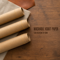 Papier kraft lavé à l'eau FCS 150g-350g, pour impression et couture, faible teneur en carbone, biodégradable, imperméable, résistant aux déchirures, matériau pour étiquettes
