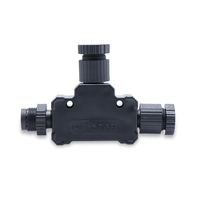 Connecteur étanche en plastique de type T 2-5 Core fileté pour Yacht Aviation NMEA2000 Plug 5A Copper Nylon for Marine Use