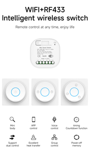 Qx-304 Công Tắc Thông Minh Điều Khiển Từ Xa Thông Dụng Không Dây Wifi Tuya Gia Đình Thông Minh Động Năng 1 Gang 1 Chiều - Product Image 6