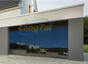 <span class=keywords><strong>Porte</strong></span> <span class=keywords><strong>de</strong></span> <span class=keywords><strong>garage</strong></span> <span class=keywords><strong>sectionnelle</strong></span> miroir LongTai 8x7 portes <span class=keywords><strong>de</strong></span> <span class=keywords><strong>garage</strong></span> coulissantes à rabat isolé en verre sans cadre pour résidentiel - Product Image 6