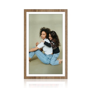 Wintouch Smart <b>Digital</b> Picture Frame Touch Screen Video Playback Cloud Photo Frame Wi-Fi Custom OEM 43" Wooden <b>Wall</b> <b>Clock</b> - Product Image 3