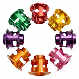 Adaptador de Brida de Aluminio Anodizado CNC con Disipación de Calor - Componente de Conexión para Motocicletas/Industria - Product Image 3