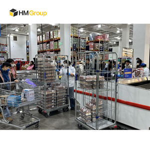 Tùy biến kim loại dây thép lưới hậu cần Trung Quốc siêu thị nhà máy bán sỉ Hot Bán tổ chống trộm CuộN <span class=keywords><strong>container</strong></span> - Product Image 6