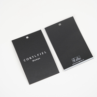 Étiquettes suspendues personnalisées haut de gamme en papier recyclable avec impression sérigraphique pour sacs, chaussures et vêtements