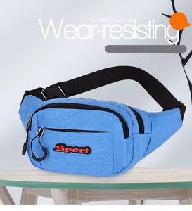 Commercio all'ingrosso <span class=keywords><strong>Promo</strong></span> Custom Design Multi-colori cerniere Sport Cross Body marsupio - Product Image 3