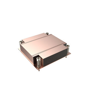 Xinhao personnalisé Oem Odm ordinateur Cpu cuivre fin radiateur d'air passif Lga1700 78mm * 78mm prise carrée pour refroidisseur de serveur de centre de données - Product Image 1
