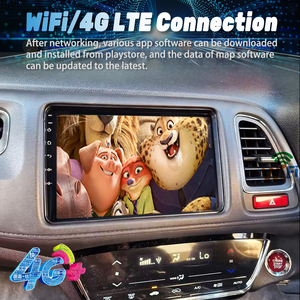 Android 13 CarPlay para <span class=keywords><strong>HONDA</strong></span> VEZEL <span class=keywords><strong>HRV</strong></span> 2015 2018 navegación GPS Carplay WiFi 4G reproductor de vídeo <span class=keywords><strong>Multimedia</strong></span> Radio Estéreo de coche - Product Image 2