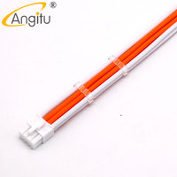 Kabel Ekstensi PSU ATX Angitu Premium 18awg 8Pin CPU/ATX/EPS Male ke Female 8Pin Dengan Sisir-20/30cm