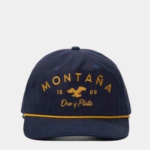 Gorra de Béisbol Snapback de 5 Paneles con Bordado de Algodón Sin Estructura, Logotipo Personalizado OEM, Color Azul Marino, Visera Plana con Cuerda - Product Image 1