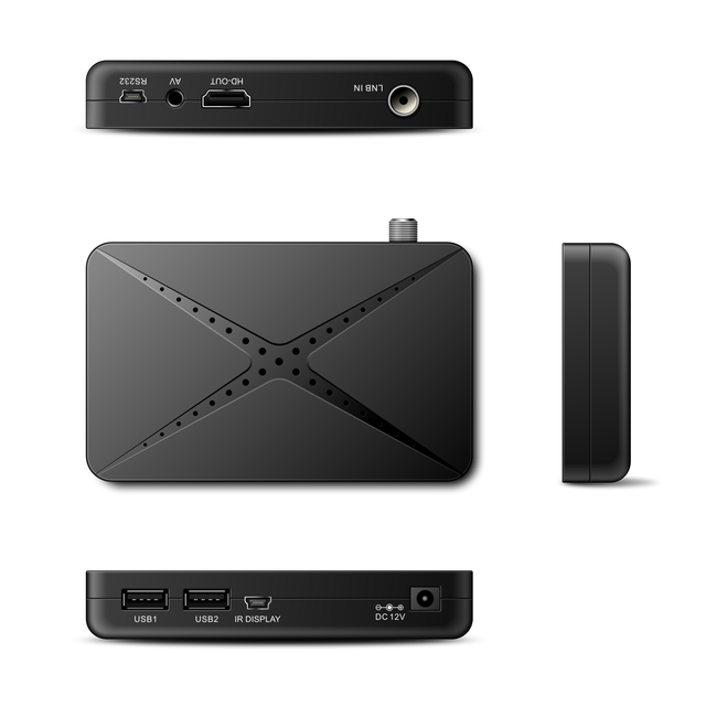 Source Manufacturer Customize Dvb-s2/s/t2/c Satellite Receiver to UK Indonesia Pakistan Bangladesh
