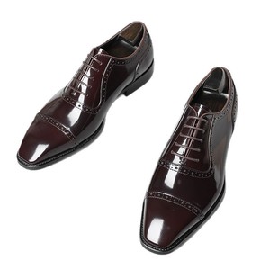 Nuevos zapatos de cuero formales de negocios, de alta calidad y lujo, con cordones, estilo Oxford, producto nuevo, hechos a mano. - Product Image 5