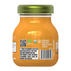 Jus de Carotte 100% Biologique Naturel Concentré Fonctionnel avec Shots de Citron Vert en Bouteilles de 70g - Product Image 3