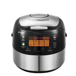 Good Quality white and black color Orange color display china trade big family rice cooker 5l household