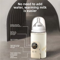 Pemanas Botol Bayi Portabel Nirkabel Isi Ulang 8000mAh, Tahan Beban 18KG, Penghangat & Penjaga Suhu Susu untuk Perjalanan