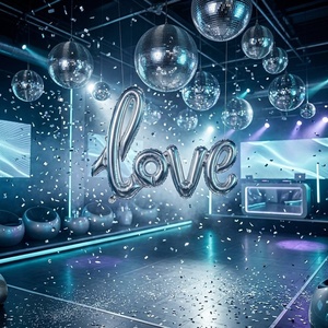 Decorazioni per Festa di San Valentino, Palloncini 'I Love You' in Elio, Oro Rosa, Dorato, Rosso, Mini Palloncini a Forma di Lettere in Mylar - Product Image 6