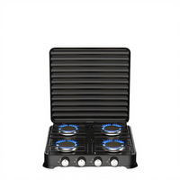 Plaque de cuisson à gaz encastrable 4 brûleurs Style européen Acier inoxydable