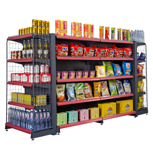 Guichang Étagère Présentoir Étagères pour Étagères de Supermarché d'<span class=keywords><strong>Occasion</strong></span> Étagères de Gondole (W47 "* D16" * H74 ") - Product Image 1