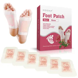 2024 Hot Selling Foot Detox Pads Relax Feet Patch Pain Relief Patches For Promoting Sleeping Weight Loss Deep Cleansing Pied