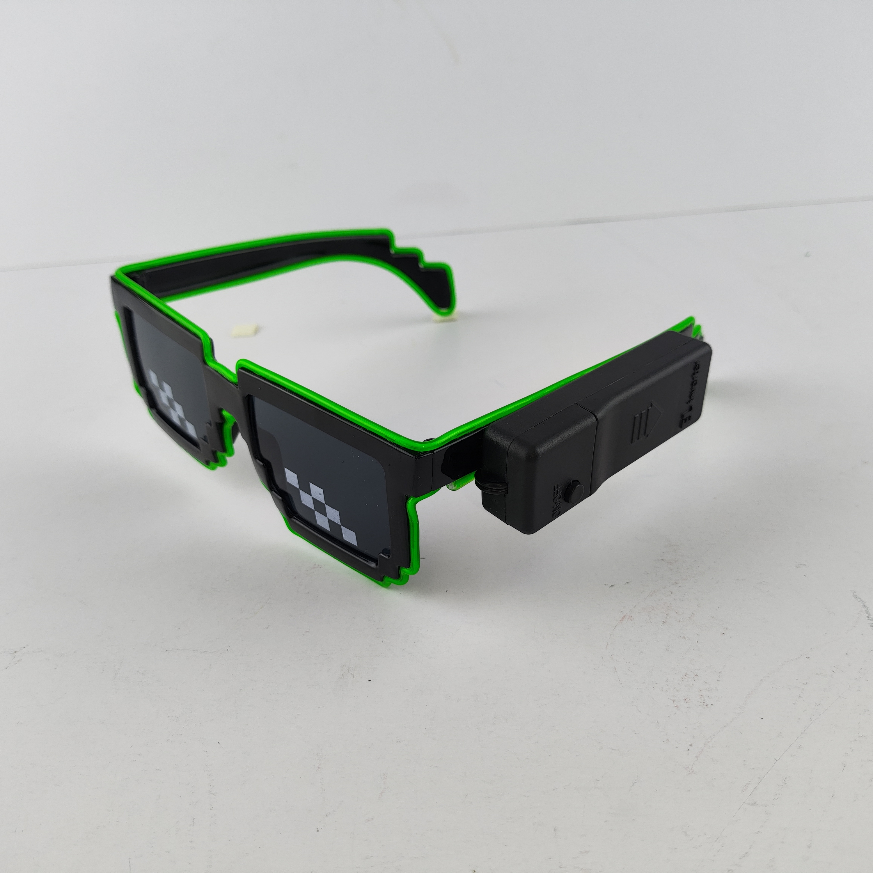 12 Pièces Lunettes Lumineuses LED - Lunettes Festival Neon Pour Fêtes, Halloween Et Rave Accessoires Lumineux Halloween Noël
