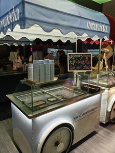 Carrello per il Merchandising del Gelato arteus Factory OEM con ruote chiudibili a chiave per spazi pubblici - Product Image 5