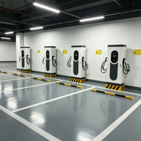 Chargeur EV Ocpp 3 phases 22 kW, station de recharge rapide pour véhicules électriques