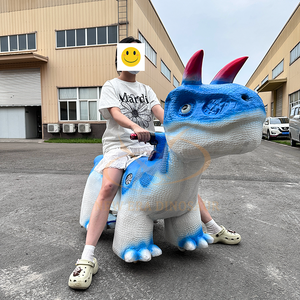 Trottinette à chevaucher dinosaure pour centres commerciaux, parcs d'aventure intérieurs, jardins d'enfants et écoles – Manèges dinosaures pour le divertissement - Product Image 4