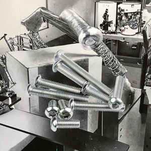 DIN tiêu chuẩn phẳng Vòng Pan đầu bên trong hình lục giác Allen chìm vít thép không gỉ M6 M8 M10 M12 với hình lục giác bên trong phẳng - Product Image 5