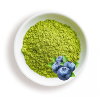 Poudre de Matcha aromatisée aux myrtilles Marque privée Poudre de Matcha de qualité cérémonielle naturelle personnalisée 1kg