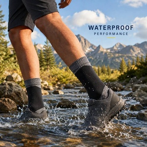 Chaussettes imperméables unisexes à 3 couches, chaussettes respirantes résistantes à l'eau pour la randonnée, le ski, la pêche, pour hommes et femmes - Product Image 2