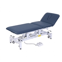 Table de traitement électrique 3 sections réglables, capacité 250 kg, PVC de qualité médicale, imperméable, ignifuge, pour salle de sport, usage commercial, hôpital, physiothérapie