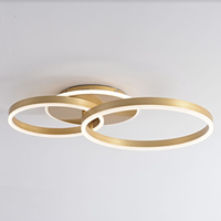 Plafonnier LED moderne minimaliste de style nordique pour salon et chambre à coucher, avec télécommande, en fer et acrylique