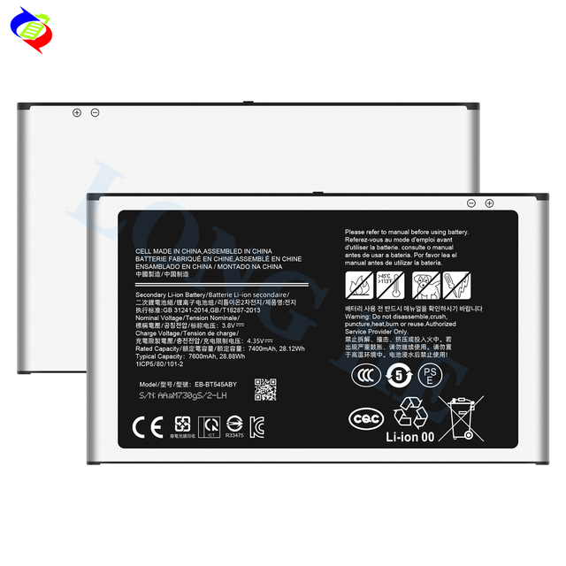 OEM Tablet Battery for Samsung Galaxy Tab Aetive Pro SM-T540 SM-T547 Replacement 7600mAh
