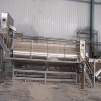 Nieuwe Complete 500-2000 Kg/u Tapioca Zoete Aardappelpuree Vlokken Meel Maken Machine Fruit Groente Verwerking 304 Roestvrij Staal
