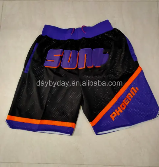 2024 hochwertiger amerikanischer basketball NBAing shorts just don herren netzshorts für alle 32 teams