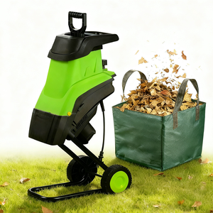 Vertak 2500W déchiqueteuse de jardin électrique déchiqueteuse de branches, portable avec roues et sac de collecte outil d'entretien de jardin de cour - Product Image 1