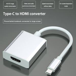 Câble convertisseur Type C <span class=keywords><strong>vers</strong></span> HD-MI, câble de connexion pour moniteur d'ordinateur HD 4K, 12,5 m, <span class=keywords><strong>adaptateur</strong></span> Type-C <span class=keywords><strong>vers</strong></span> V-GA - Product Image 4