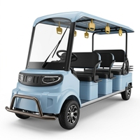 Voiturette de golf électrique 6 places, véhicule utilitaire, bus touristique, petite voiture électrique pour adultes, vitesse 30-50 km/h, autonomie 70-90 km