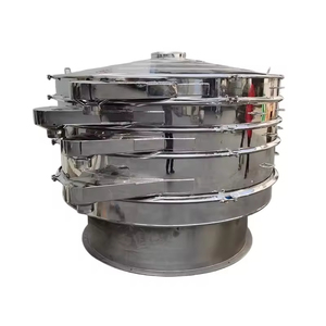 Nhiệm vụ nặng nề công nghiệp ROTARY rung sàng máy động cơ bền thép không gỉ đen Dirt <span class=keywords><strong>screener</strong></span> cho sàng lọc bột - Product Image 6